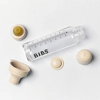 BIBS Baby Glass Bottle Complete Set Latex 225ml - Ivory