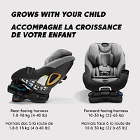 City Turn™ Rotating Convertible Car Seat - Onyx Black