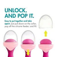 Pulp Silicone Feeder - Pink