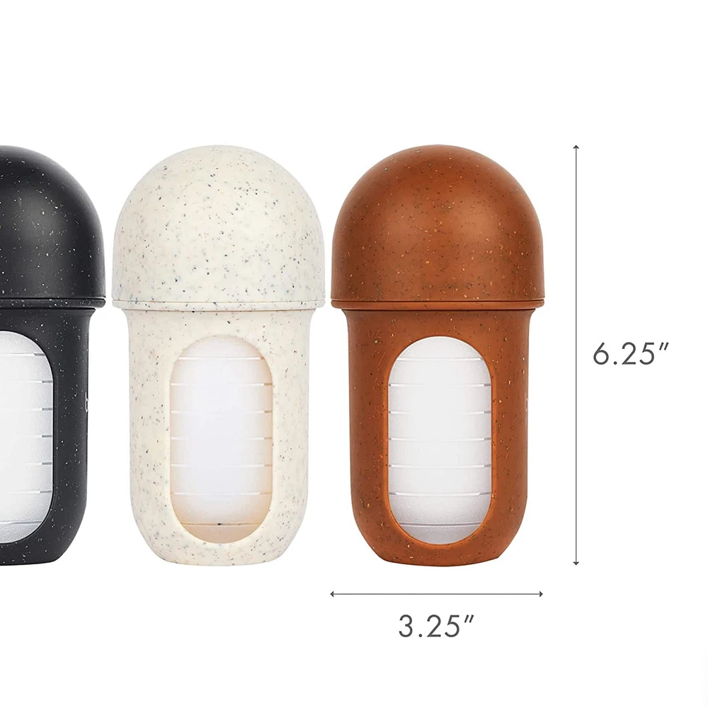Bouteilles en Silicone Nursh 8oz Paquet de 3