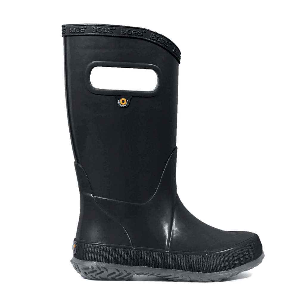 Botte de Pluie Unie Noire Pointures 7-6