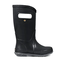 Botte de Pluie Unie Noire Pointures 7-6
