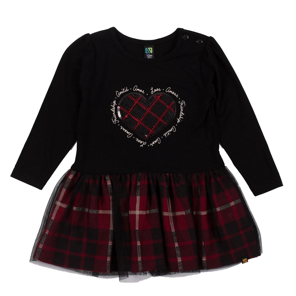 Magic Plaid Dress 6-24m
