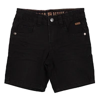 Vacation Black Denim Shorts