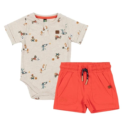 Ensemble Short En Jeu 6-24mois