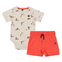 Ensemble Short En Jeu 6-24mois