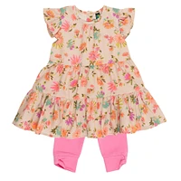 Ensemble Robe Petite Fleur 6-24mois