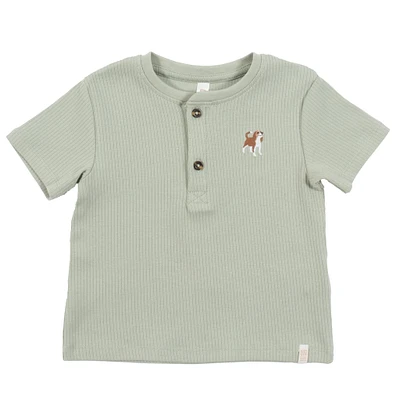 T-Shirt Henley Souris 6-24mois
