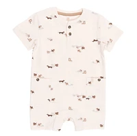 Smile printed Romper 6-24m