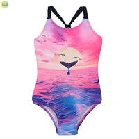 Whale Swimsuit 2-14y