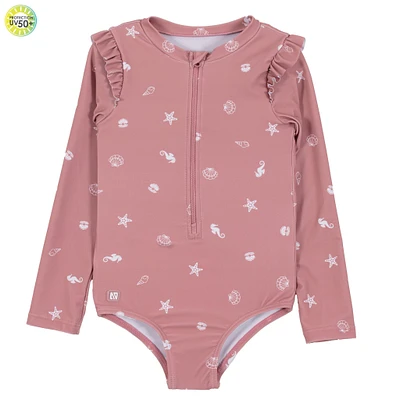 Maillot UV Manches Longues Coquillage 2-6ans
