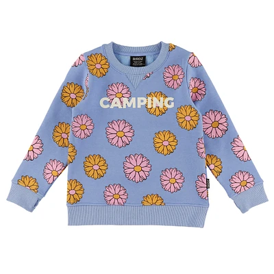 Gilet Ouaté Imprimé Fleurs 2-10ans