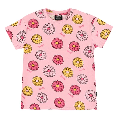 Flower AOP T-shirt 2-10y