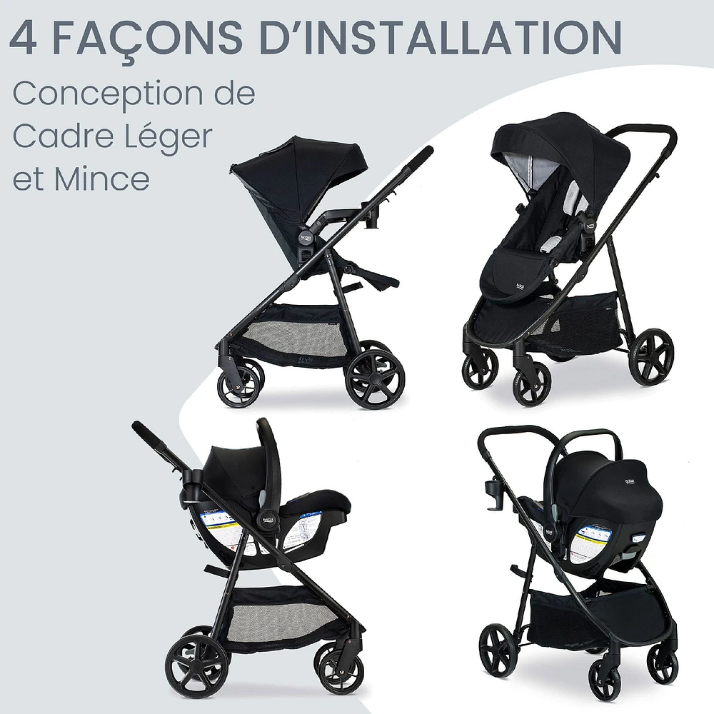 Britax Willow™ Brook™ Travel System - Onyx Glacier