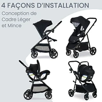 Britax Willow™ Brook™ Travel System - Onyx Glacier