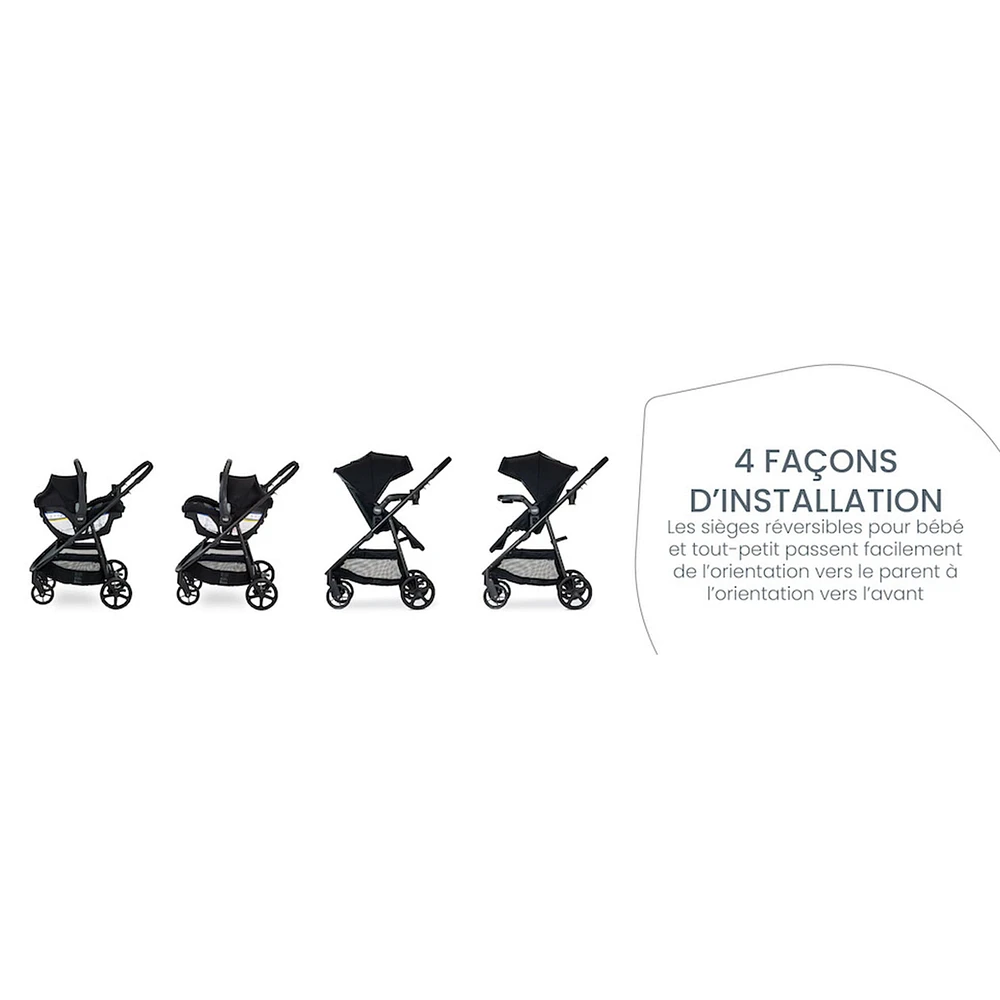 Britax Willow™ Brook™ Travel System - Onyx Glacier