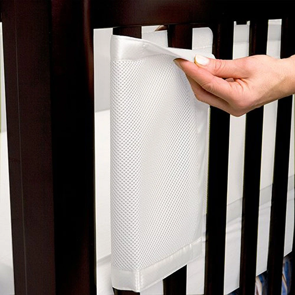 Tour de Lit Bébé en Maille - Blanc
