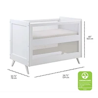 Couchette Convertible Breathable™ Mesh 3-in-1 - Blanc
