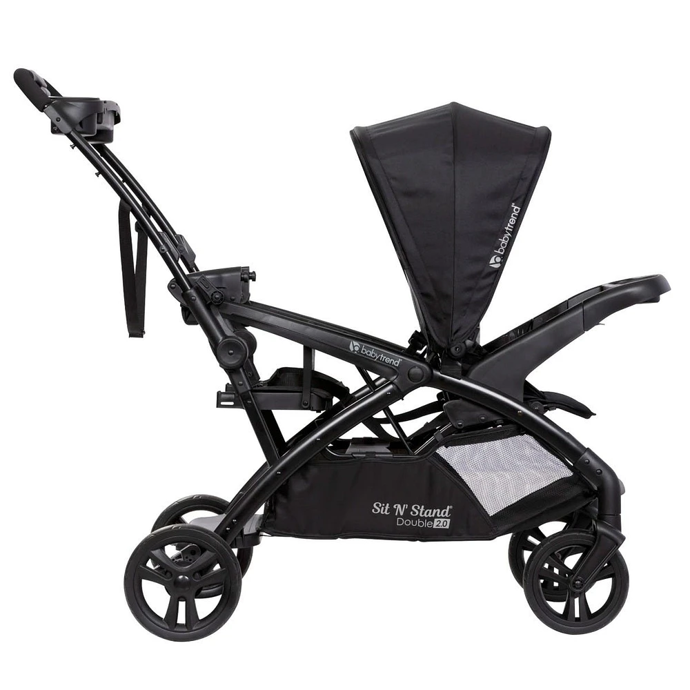 Poussette Sit N' Stand® Double 2.0 - Noir Dash