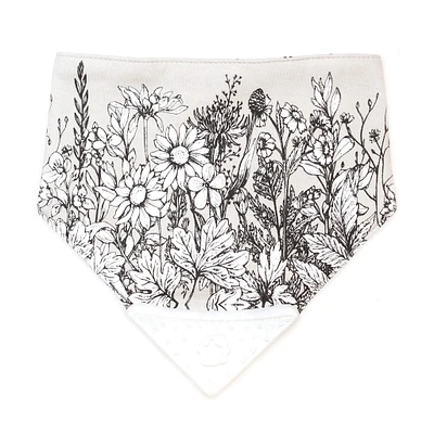 Teething bib - Wildflowers