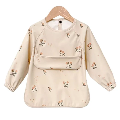 Long-Sleeved Bib - Clementine