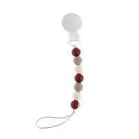 Pacifier-suce Red Taupe Ivory