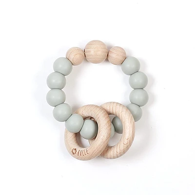 Clic-Clac Wood Rattle - Sage