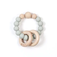 Clic-Clac Wood Rattle - Sage