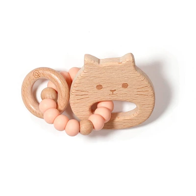 Cat Wood Rattle
