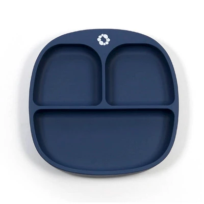 Assiette en Silicone - Bleuet