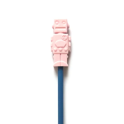 Pencil Topper - Pink Robot