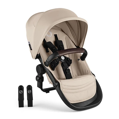 Kangaroo Sibling Seat - Black / Taupe