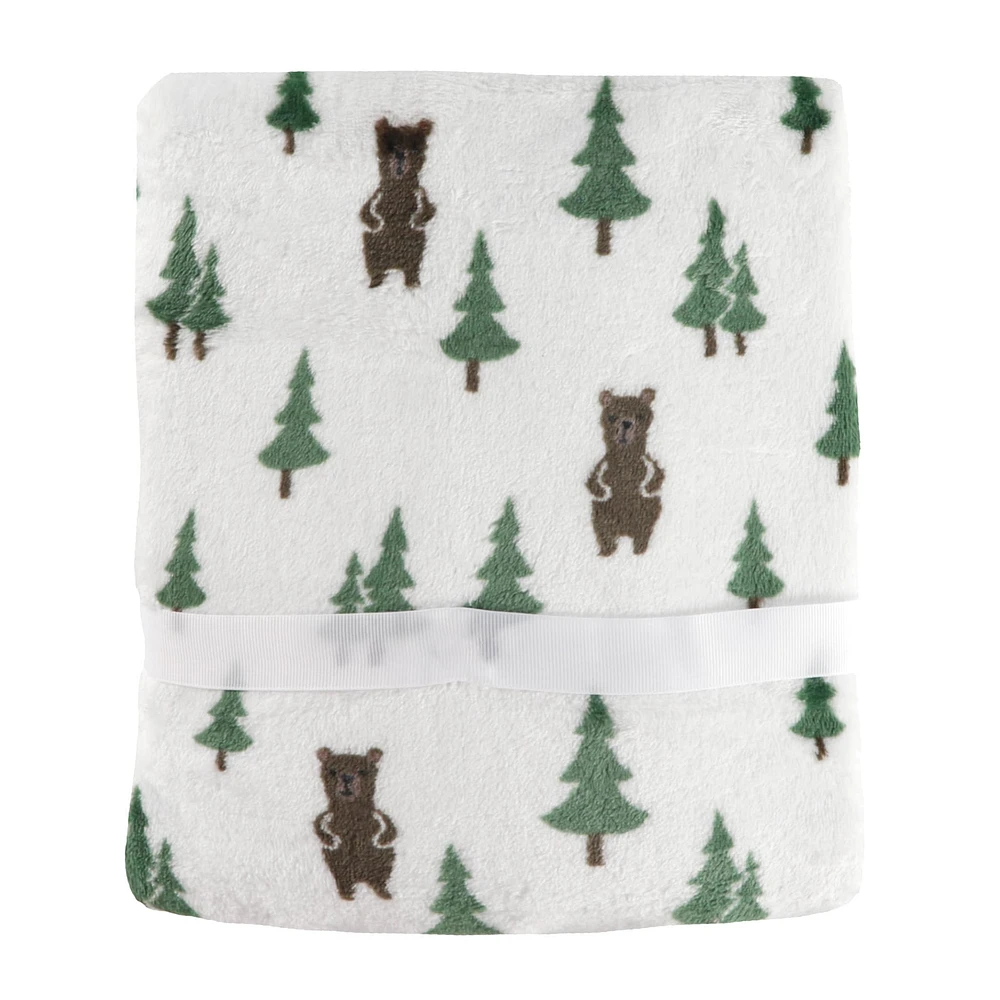 Couverture et Peluche Ours