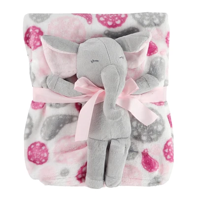 Couverture Et Peluche Éléphant