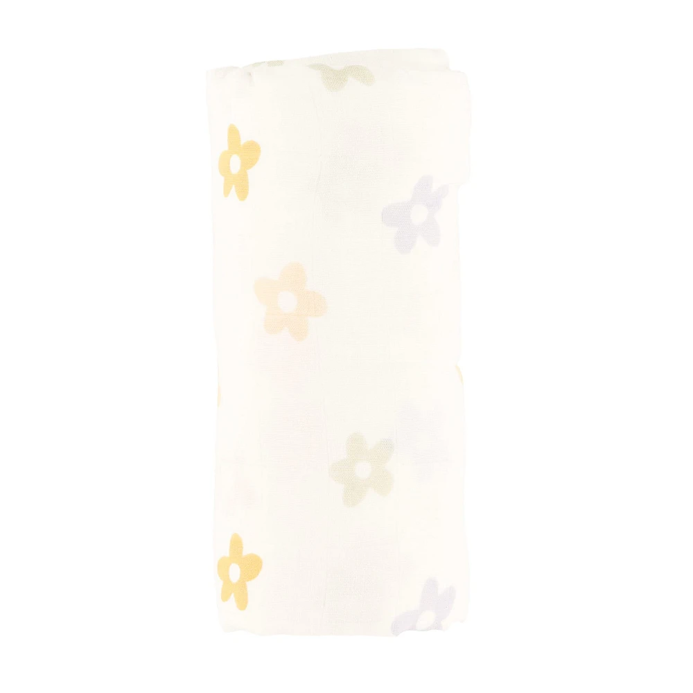 Muslin Blanket Bamboo - Flowers
