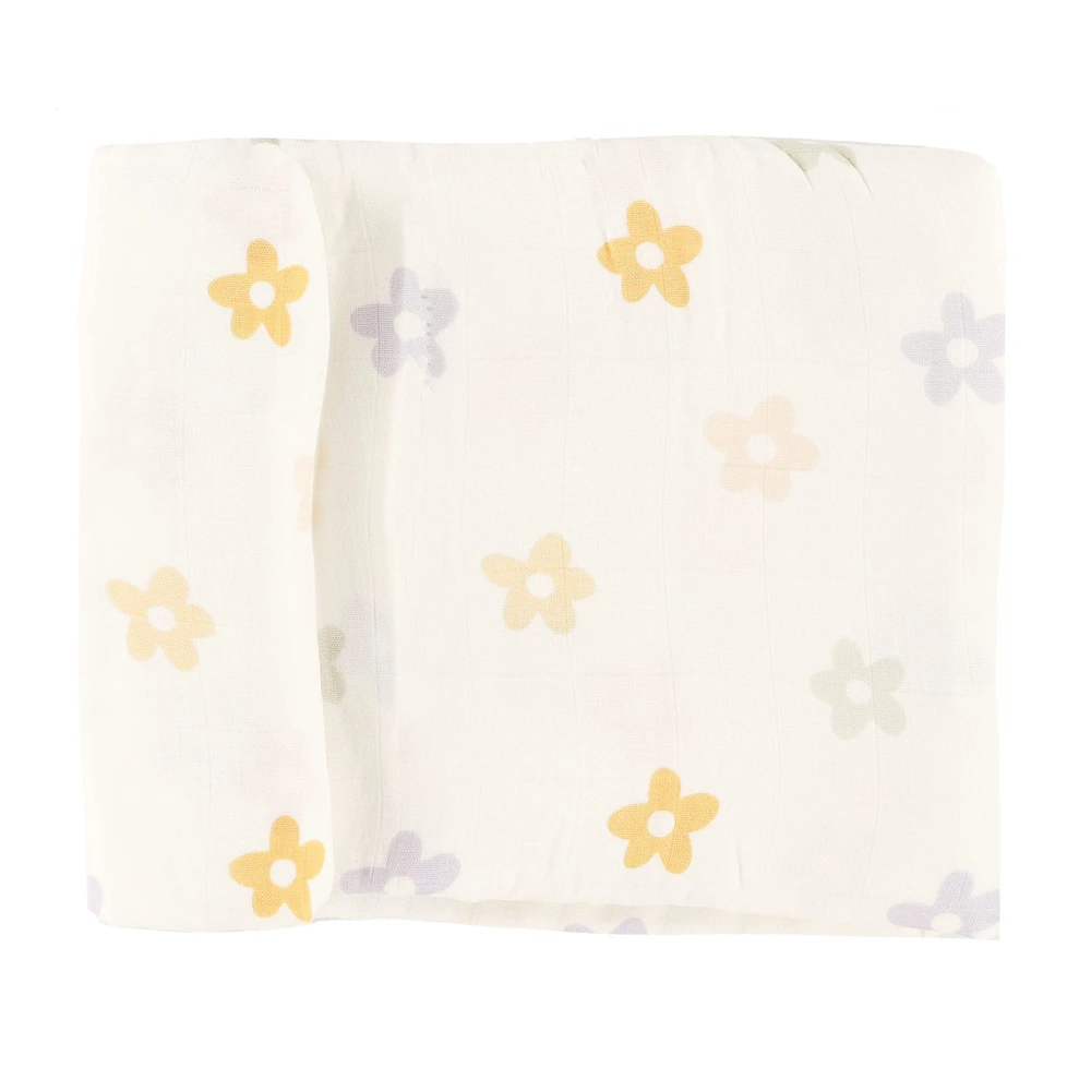 Muslin Blanket Bamboo - Flowers