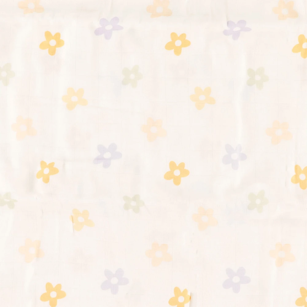 Muslin Blanket Bamboo - Flowers
