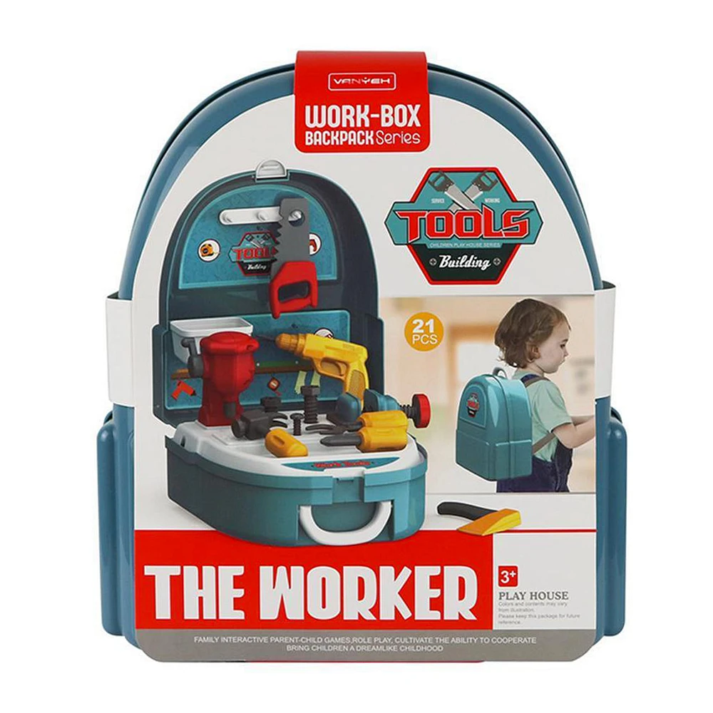 Tools Toy Kit Backpack