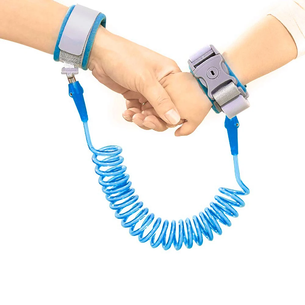 Safety Bracelet with Key - Blue
