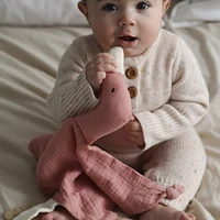 Muslin Blanket - Pink Goose