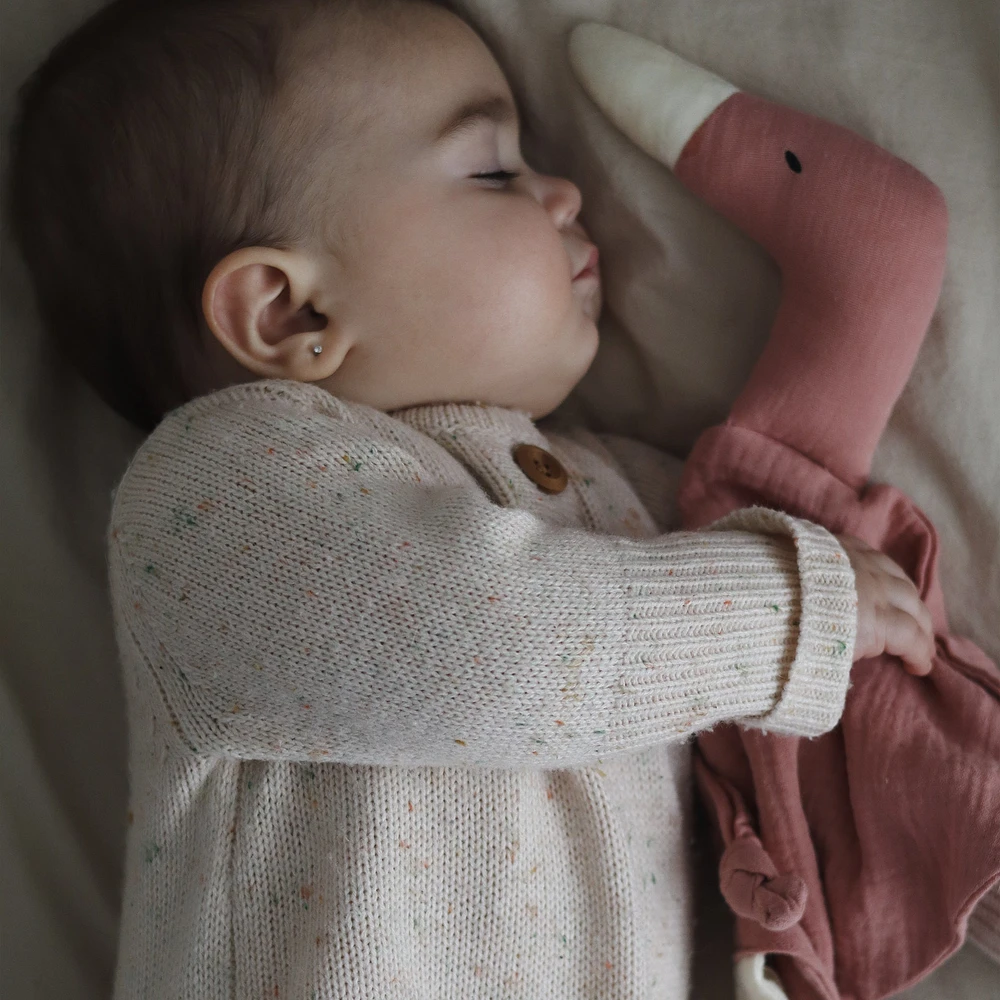 Muslin Blanket - Pink Goose
