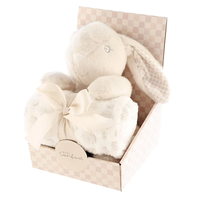 Couverture Et Peluche Lapin