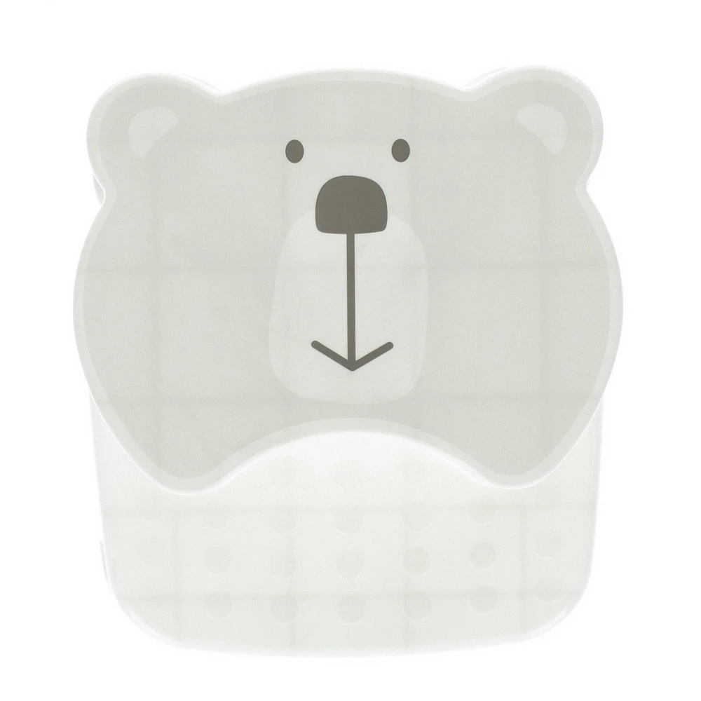 Step Stool Bear White