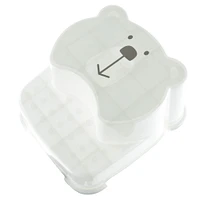 Step Stool Bear White