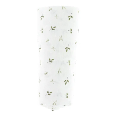 Bamboo Muslin Blanket - Leaf