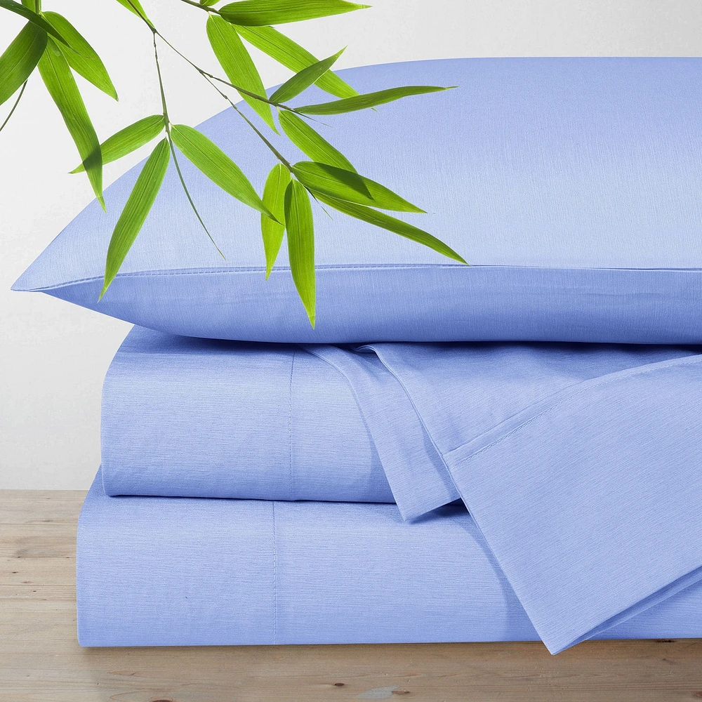 Double Bamboo Sheet Set - Blue