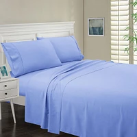 Double Bamboo Sheet Set - Blue