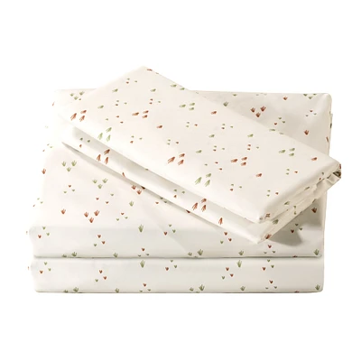 Ensemble Draps Lit Double - Herbes