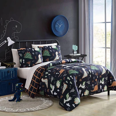 Twin Comforter Set - Dinosaur