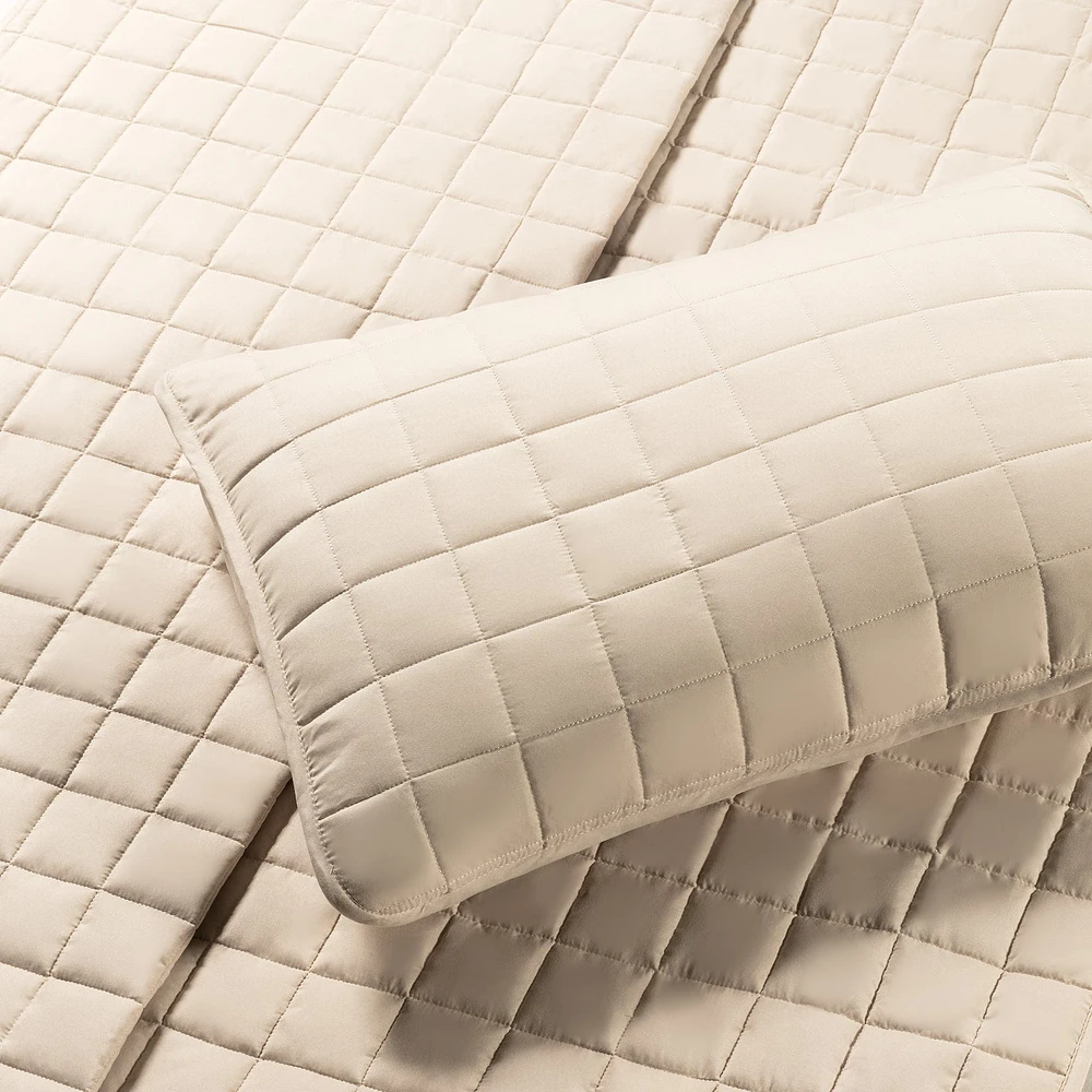 Twin Quilt Set - Cream